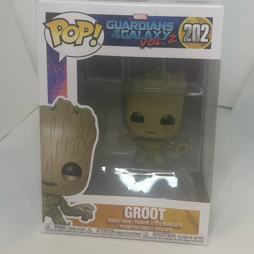 NWT Baby Groot #202 Guardians of the Galaxy Volume 2 Marvel Funko POP!